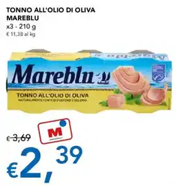 Migross Supermercati e Market Tonno all'olio di oliva Mareblu offerta