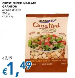 Migross Supermercati e Market Crostini per insalate Granbon offerta