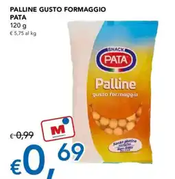 Migross Supermercati e Market Palline gusto formaggio Pata offerta