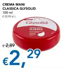 Migross Supermercati e Market Crema mani classica Glysolid offerta