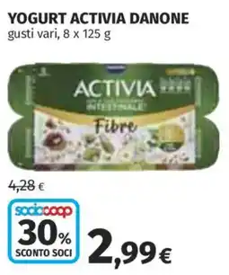 Ipercoop Yogurt Activia Danone offerta