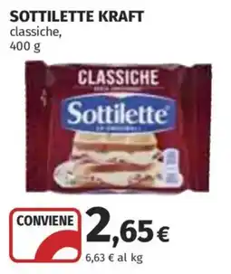 Ipercoop Sottilette Kraft classiche offerta