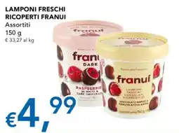 Migross Supermercati e Market Lamponi freschi ricoperti franui offerta