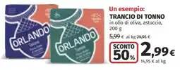 Ipercoop Trancio di tonno in olio di oliva, astuccio offerta
