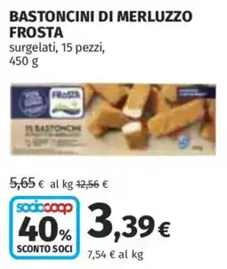 Ipercoop Bastoncini di merluzzo frosta offerta