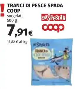 Ipercoop Tranci di pesce spada guSpesotti offerta