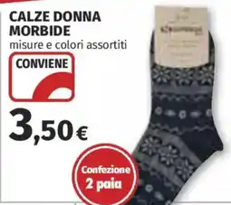Ipercoop Calze donna morbide offerta