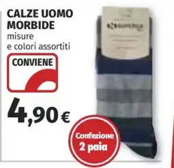 Ipercoop Calze uomo morbide offerta