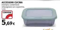 Ipercoop contenitore rettangolare con coperchio offerta