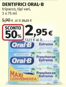 Ipercoop Dentifrici Oral-B offerta