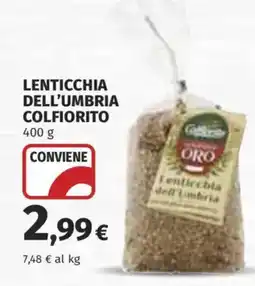 Ipercoop Lenticchia dell'Umbria Colfiorito offerta