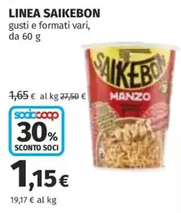 Ipercoop Saikebon manzo offerta