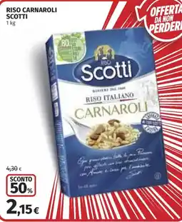 Ipercoop Riso Carnaroli Scotti offerta