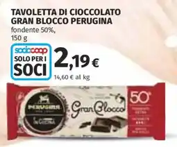 Ipercoop Tavoletta di cioccolato Gran Blocco Perugina offerta