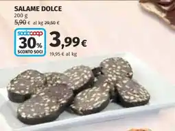 Ipercoop Salame dolce offerta