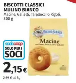Ipercoop Biscotti classici Mulino Bianco offerta