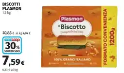 Ipercoop Biscotti Plasmon offerta