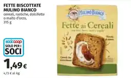 Ipercoop Fette ai Cereali Mulino Bianco offerta