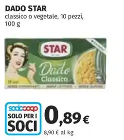 Ipercoop Dado Star classico offerta
