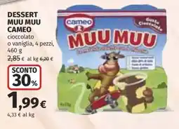 Ipercoop Dessert Muu Muu Cameo offerta