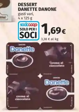 Ipercoop Dessert Danette Danone offerta