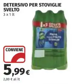 Ipercoop Detersivo per stoviglie Svelto offerta