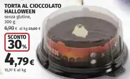 Ipercoop Torta al cioccolato Halloween senza glutine offerta