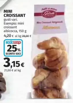 Ipercoop Mini croissant offerta