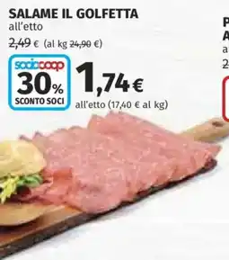 Ipercoop Salame il golfetta offerta