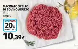 Ipercoop Macinato scelto di bovino adulto offerta