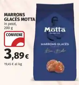 Ipercoop Marrons glacés Motta offerta