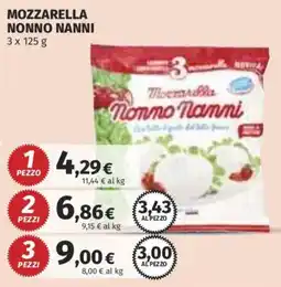 Ipercoop Mozzarella Nonno Nanni offerta