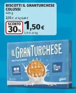 Ipercoop Biscotti il granturchese Colussi offerta