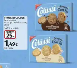 Ipercoop Frollini Colussi offerta