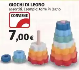 Ipercoop Giochi di legno assortiti offerta