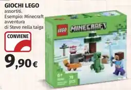 Ipercoop Giochi Lego Minecraft offerta