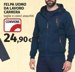Ipercoop Felpa uomo Carrera offerta
