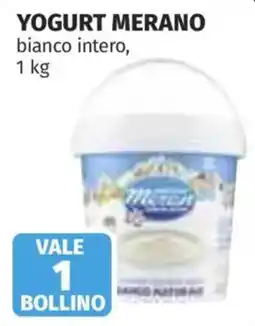 Ipercoop Yogurt Merano bianco intero offerta