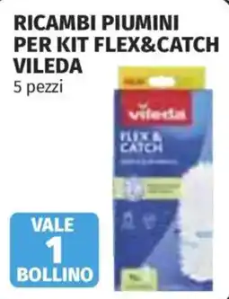Ipercoop Ricambi piumini per kit flex&catch vileda offerta