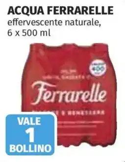 Ipercoop Acqua Ferrarelle effervescente naturale offerta