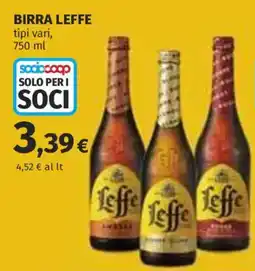 Ipercoop Birra Leffe offerta