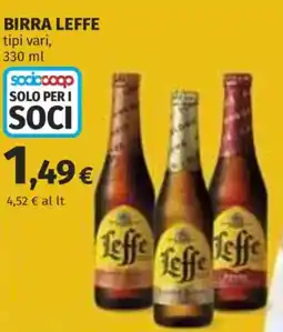 Ipercoop Birra Leffe offerta