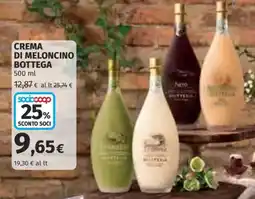 Ipercoop Crema di meloncino Bottega offerta