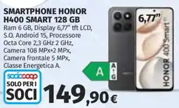 Ipercoop Smartphone Honor H400 Smart 128 GB offerta