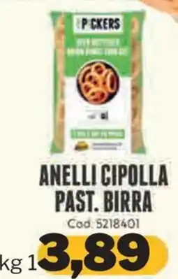 GrosMarket Pickers anelli cipolla past. birra offerta
