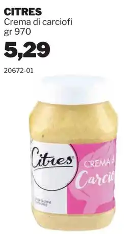 GrosMarket Citres Crema di Carciofi offerta