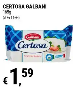Tre Valli Supermercato Certosa Galbani offerta