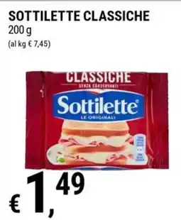Tre Valli Supermercato Sottilette classiche offerta