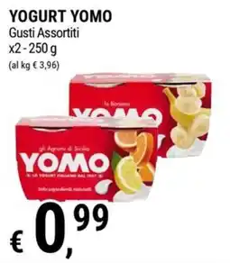 Tre Valli Supermercato Yogurt Yomo gusti assortiti offerta
