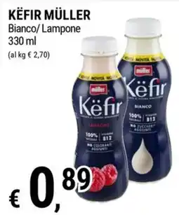 Tre Valli Supermercato Kefir Müller Bianco/Lampone offerta
